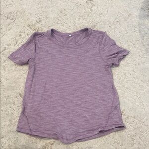 lululemon athletica Purple Short Sleeve Tee